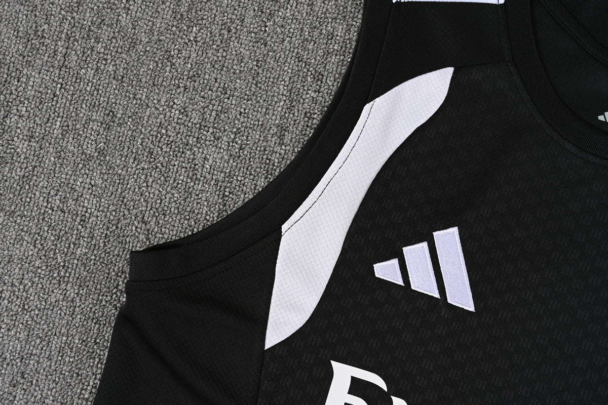 REAL MADRID KIT ALLENAMENTO Nero Bianco maglia e pantaloncino