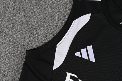 REAL MADRID KIT ALLENAMENTO Nero Bianco maglia e pantaloncino