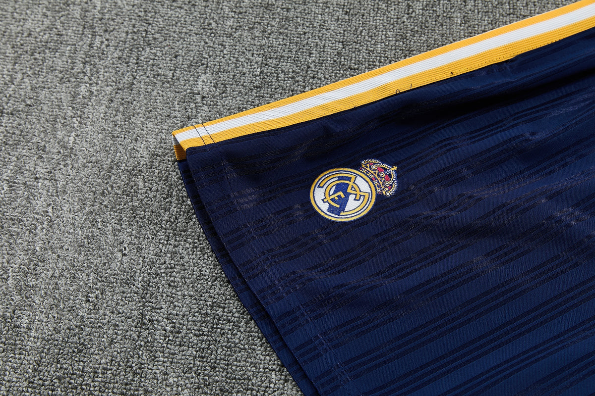 REAL MADRID KIT ALLENAMENTO BLU maglia e pantaloncino