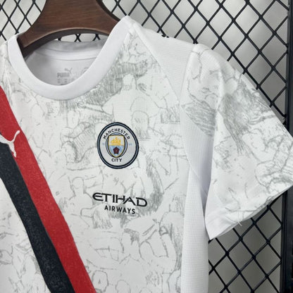 MANCHESTER CITY KIT BIMBO DIVISA SECONDA MAGLIA AWAY TRASFERTA 25 / 26