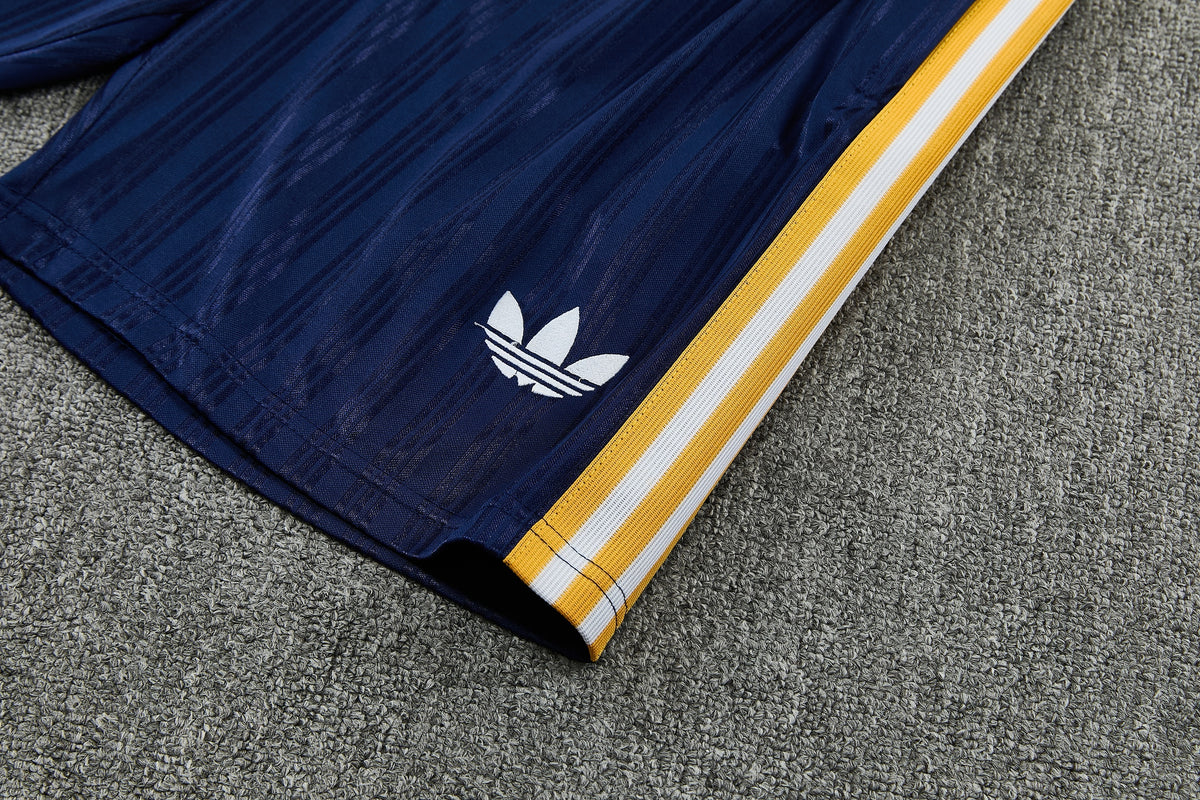 REAL MADRID KIT ALLENAMENTO BLU maglia e pantaloncino