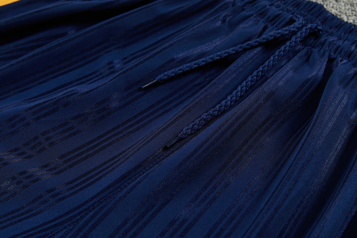 REAL MADRID KIT ALLENAMENTO BLU maglia e pantaloncino
