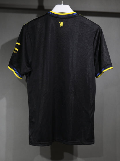 MANCHESTER UNITED TERZA MAGLIA THIRD AWAY BLACK NERO 25 / 26