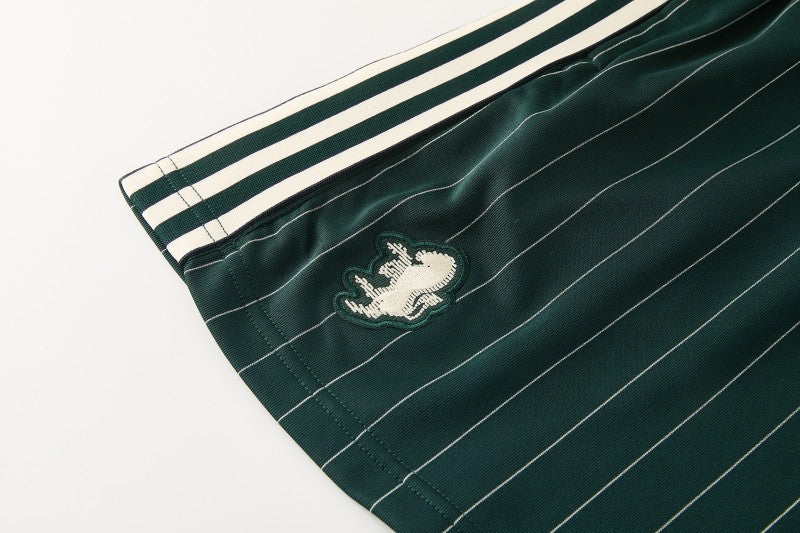 JUVENTUS KIT ALLENAMENTO Completo blu navy e verde a maniche corte (maglia e pantaloncini)
