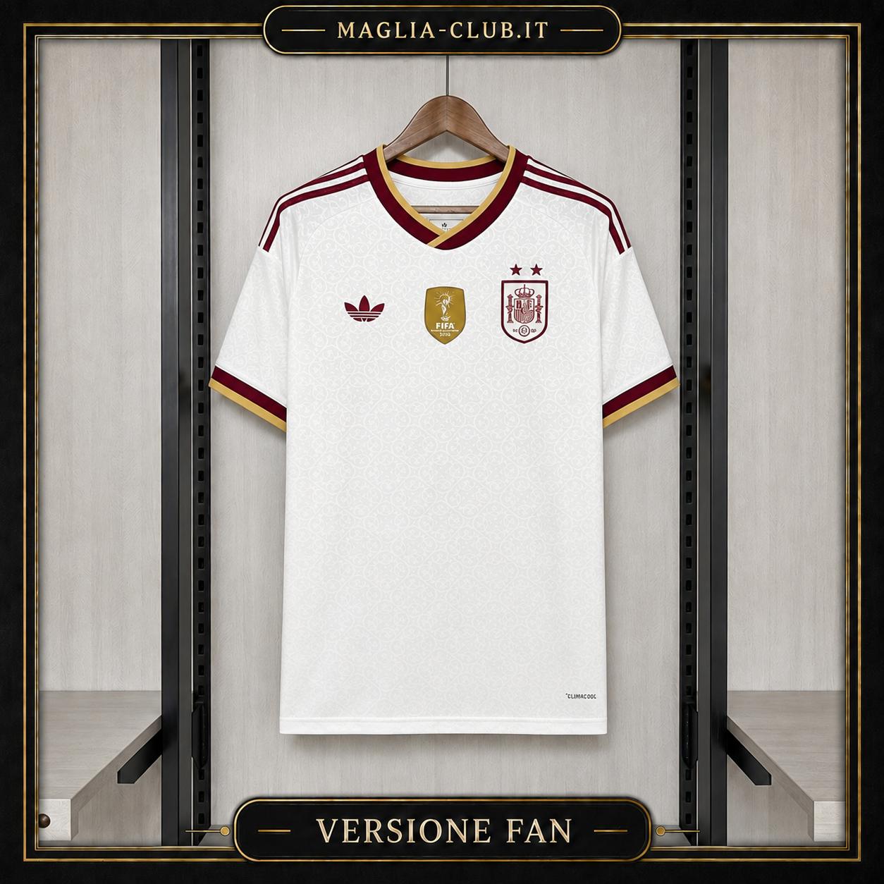 SPAGNA SECONDA MAGLIA HOME CASA CAMPIONI SECONDA STELLA MONDIALI 26