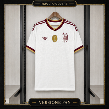 SPAGNA SECONDA MAGLIA HOME CASA CAMPIONI SECONDA STELLA MONDIALI 26