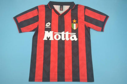MAGLIA BARESI 6 MILAN VINTAGE STAGIONE 93 94 MOTTA