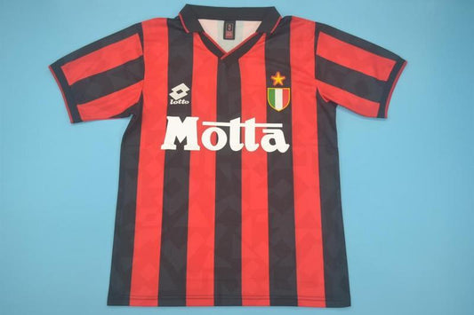 MAGLIA BARESI 6 MILAN VINTAGE STAGIONE 93 94 MOTTA