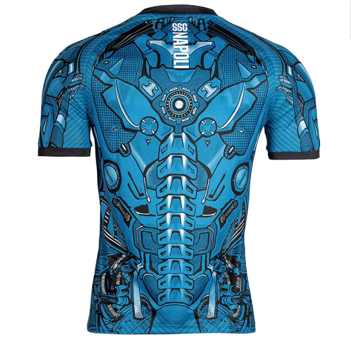 NAPOLI MAGLIA ALLENAMENTO CYBORG BLU 2025 / 2026