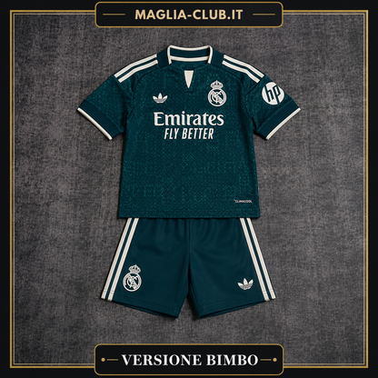 REAL MADRID KIT BIMBO SECONDA MAGLIA AWAY TRASFERTA 26 / 27