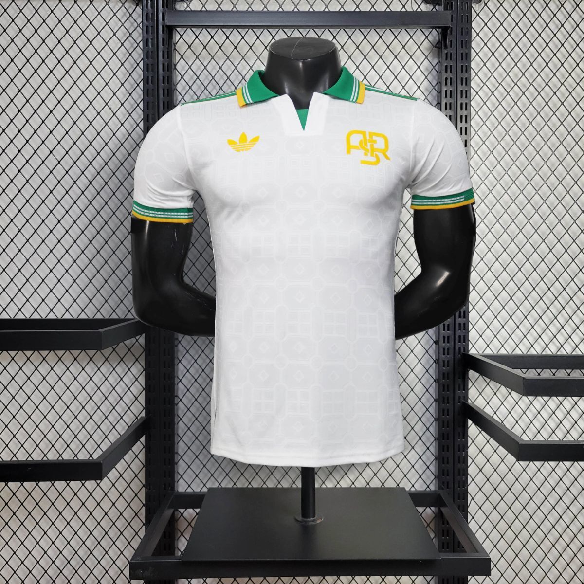 ROMA TERZA MAGLIA THIRD 25 / 26 BIANCO VERDE GIALLO 2025/2026