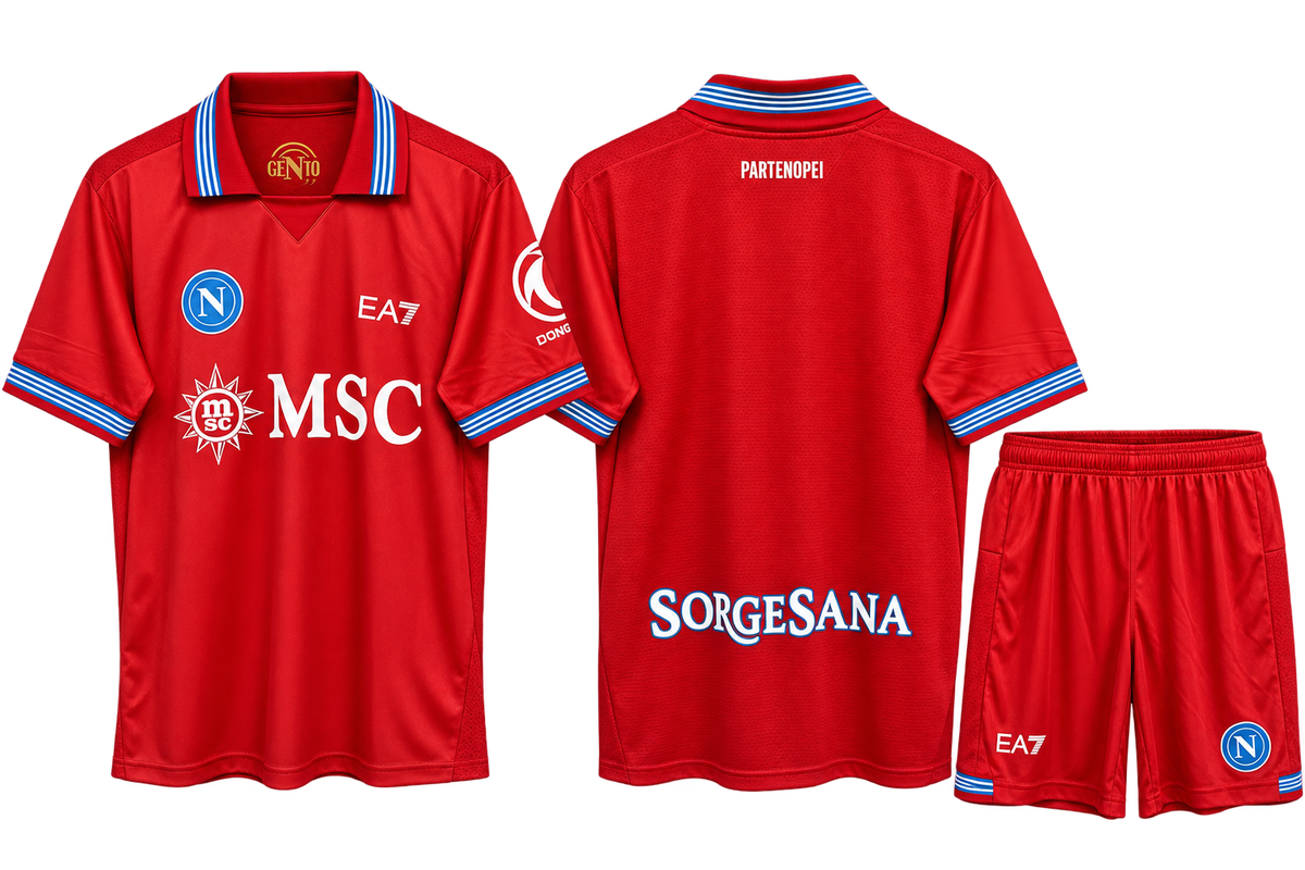 NAPOLI KIT BIMBO TERZA MAGLIA THIRD TRASFERTA 26 / 27