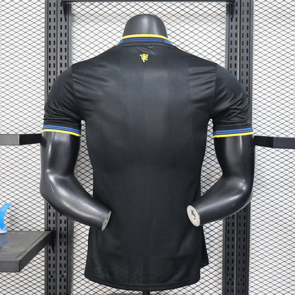 MANCHESTER UNITED TERZA MAGLIA THIRD AWAY BLACK NERO 25 / 26