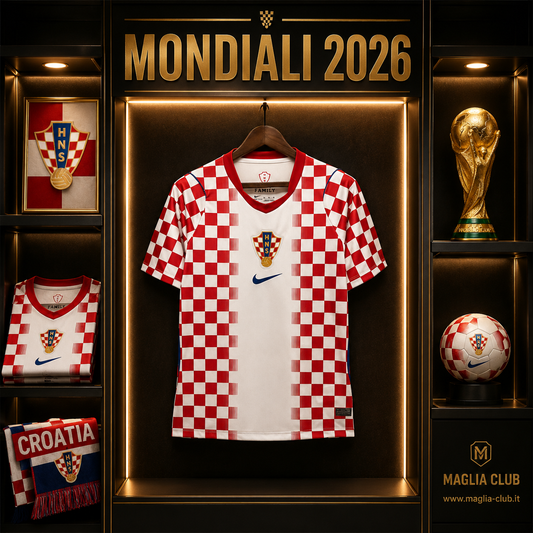 CROAZIA PRIMA MAGLIA HOME CASA MONDIALI 26