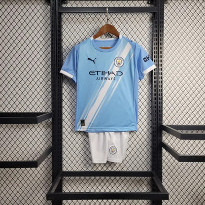 MANCHESTER CITY KIT BIMBO DIVISA PRIMA MAGLIA HOME CASA 25 / 26