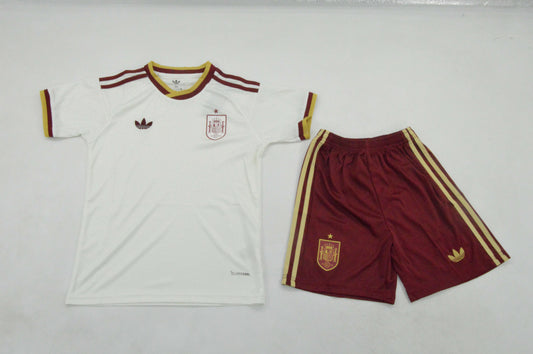 SPAGNA KIT BIMBO SECONDA MAGLIA AWAY FUORI CASA MONDIALI 26
