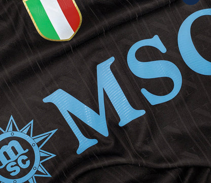 NAPOLI TERZA MAGLIA THIRD CAFFÈ 25 / 26 CAMPIONI D'ITALIA