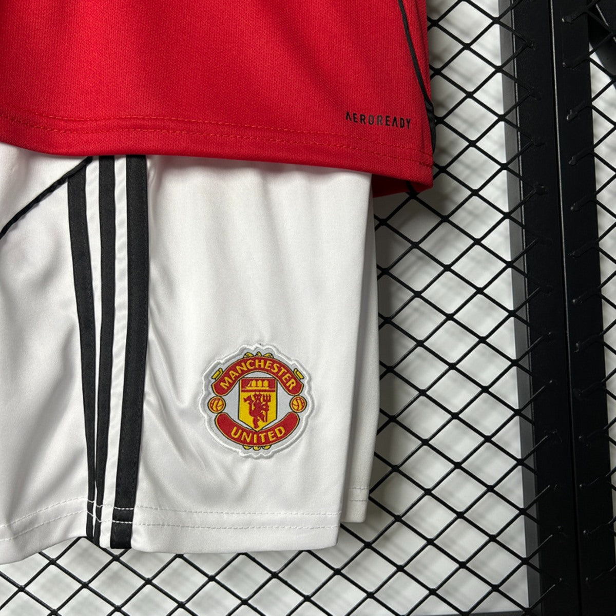 MANCHESTER UNITED KIT BIMBO PRIMA HOME CASA MAGLIA 25 / 26