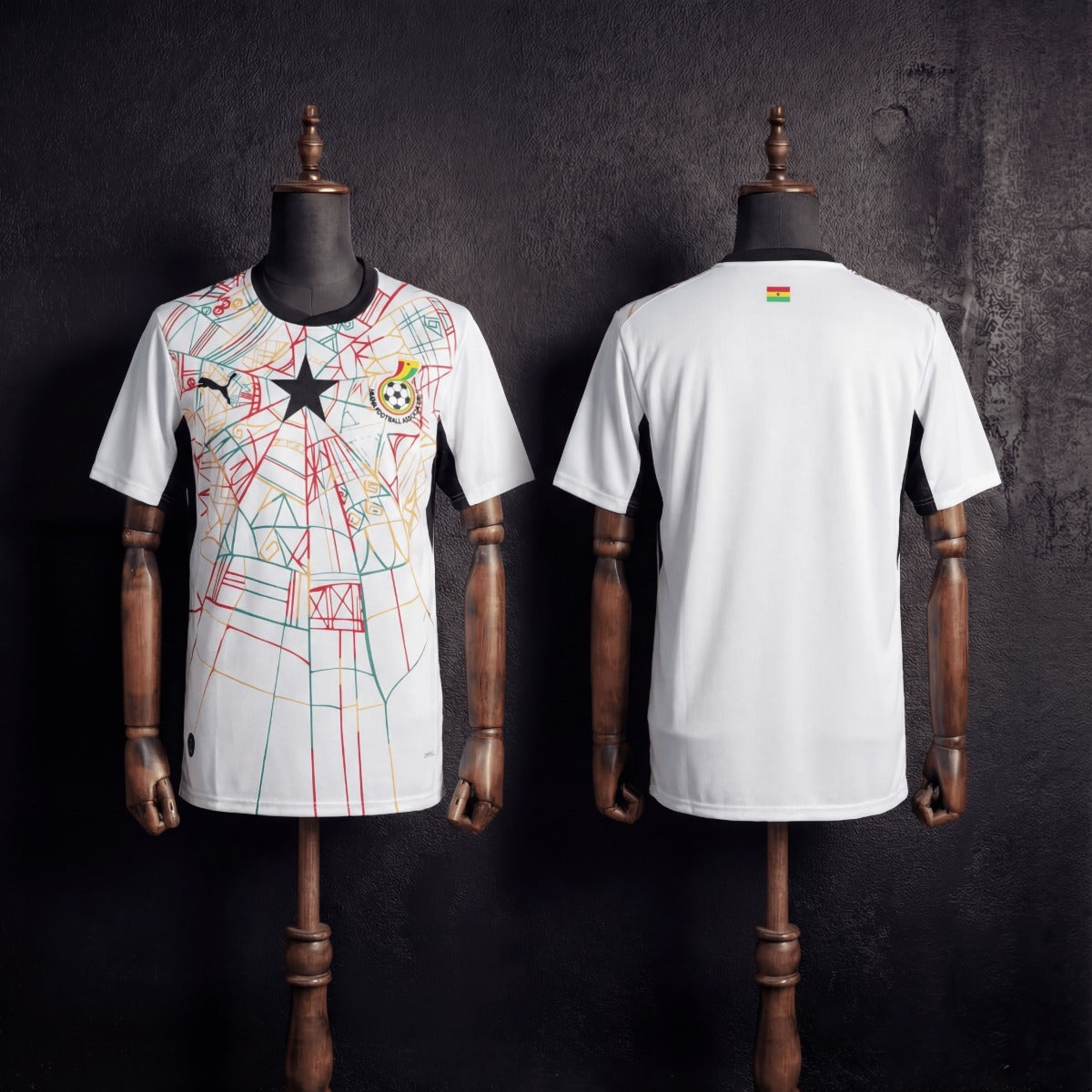 GHANA PRIMA MAGLIA HOME CASA MONDIALI 26
