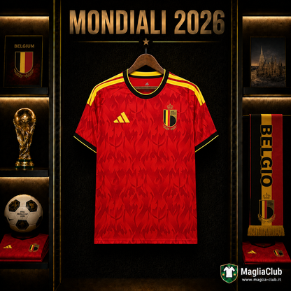 BELGIO PRIMA MAGLIA HOME CASA MONDIALI 26