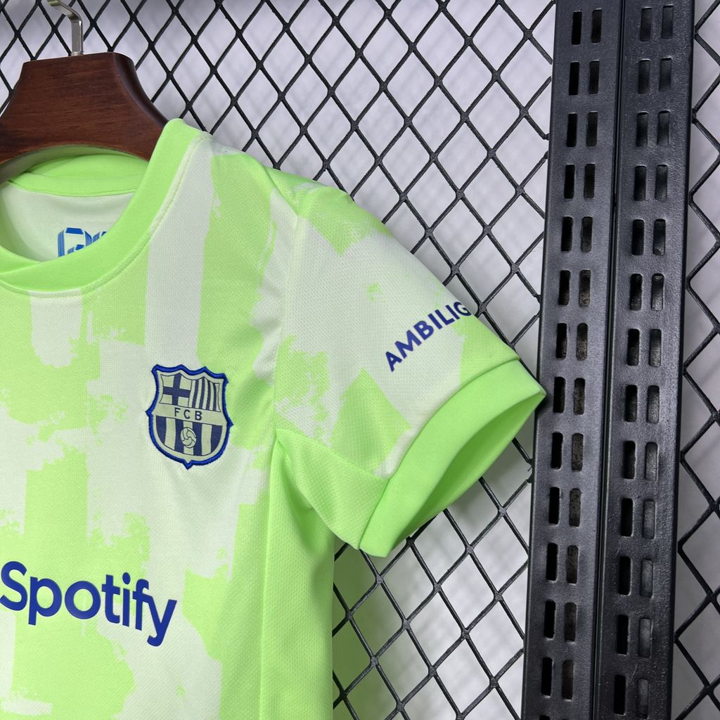 BARCELLONA KIT BIMBO AWAY SECONDA MAGLIA TRASFERTA 24 / 25