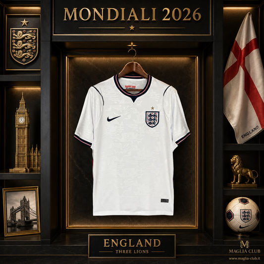 INGHILTERRA PRIMA MAGLIA HOME CASA MONDIALI 26