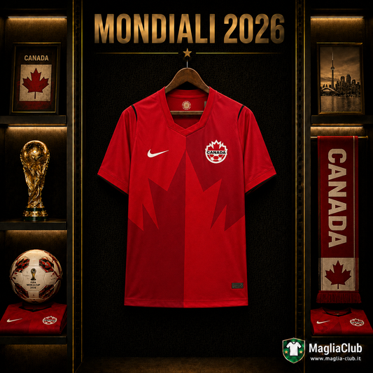 CANADA PRIMA MAGLIA HOME CASA MONDIALI 26