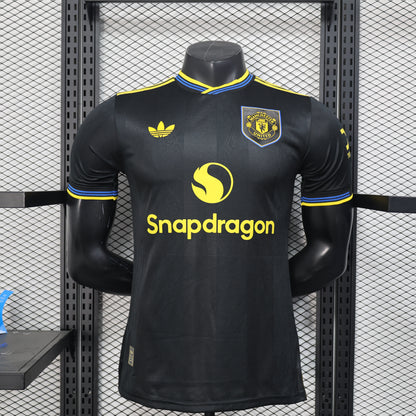 MANCHESTER UNITED TERZA MAGLIA THIRD AWAY BLACK NERO 25 / 26