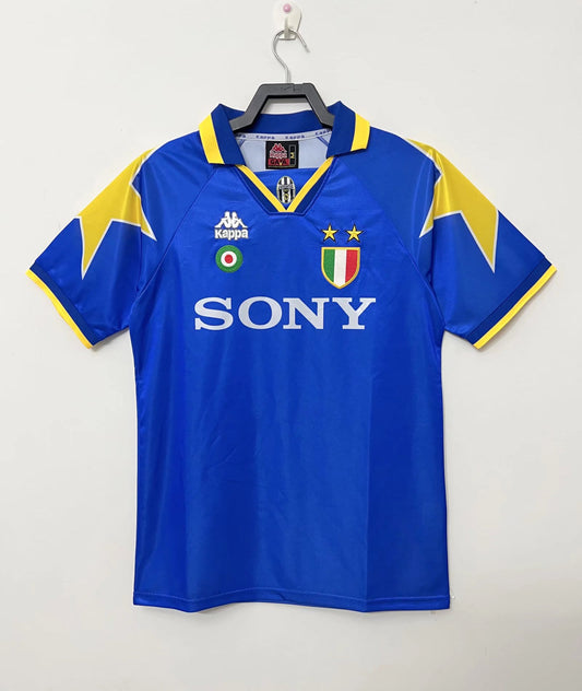 JUVENTUS VINTAGE STAGIONE 95/96 BLU STELLE GIALLE