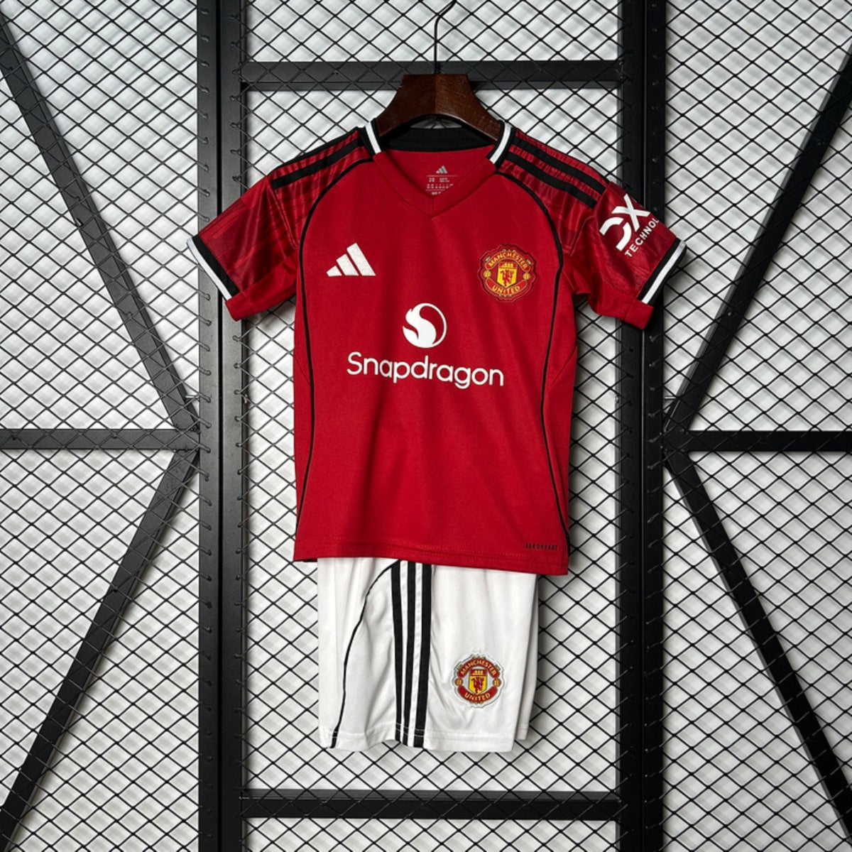 MANCHESTER UNITED KIT BIMBO PRIMA HOME CASA MAGLIA 25 / 26