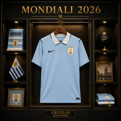 URUGUAY PRIMA MAGLIA HOME CASA MONDIALI 26