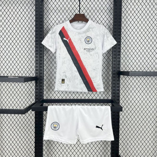 MANCHESTER CITY KIT BIMBO DIVISA SECONDA MAGLIA AWAY TRASFERTA 25 / 26