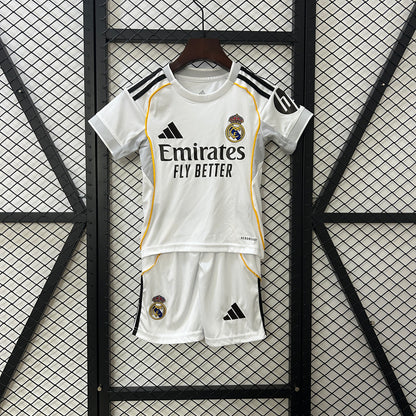 REAL MADRID KIT BIMBO PRIMA MAGLIA HOME CASA 25 / 26