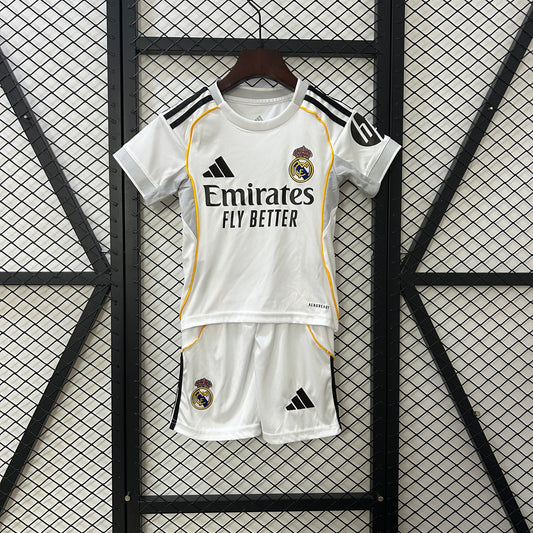 REAL MADRID KIT BIMBO PRIMA MAGLIA HOME CASA 25 / 26