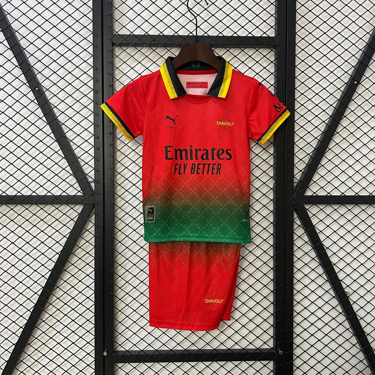 MILAN KIT BIMBO OFF WHITE ROSSO VERDE 24 / 25