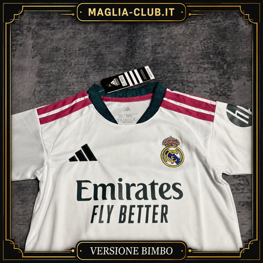 REAL MADRID KIT BIMBO PRIMA MAGLIA HOME CASA 26 / 27