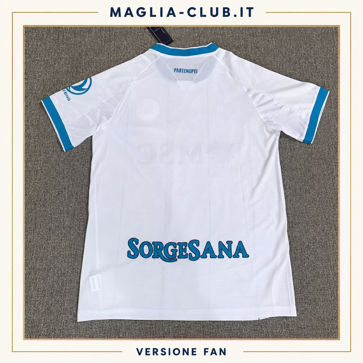 NAPOLI SECONDA MAGLIA AWAY TRASFERTA 26 / 27 CENTENARIO