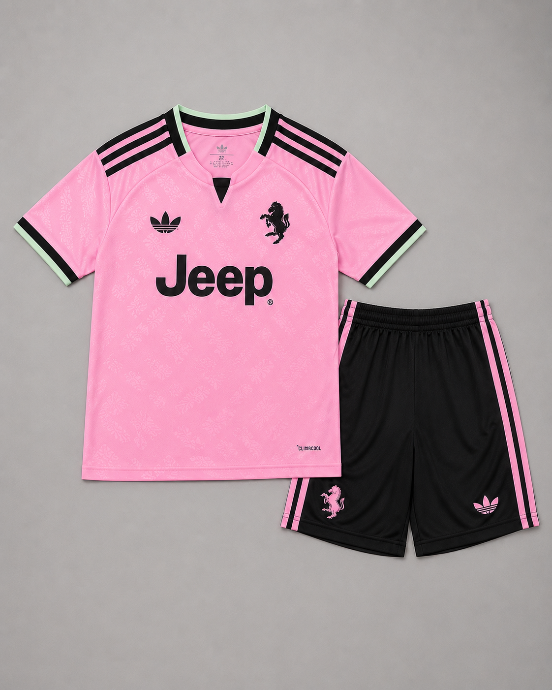 JUVENTUS KIT BIMBO PINK ROSA AWAY FUORI CASA 26 / 27