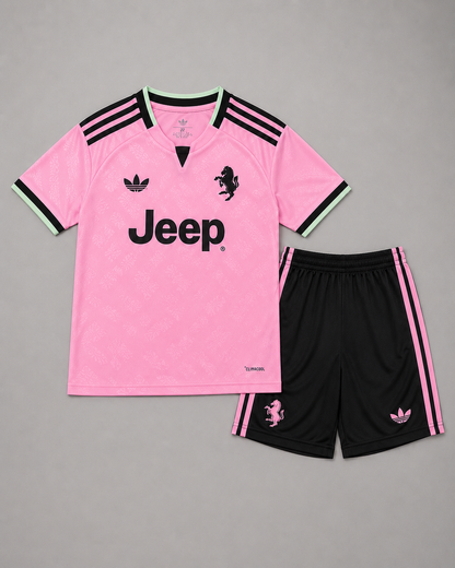 JUVENTUS KIT BIMBO PINK ROSA AWAY FUORI CASA 26 / 27