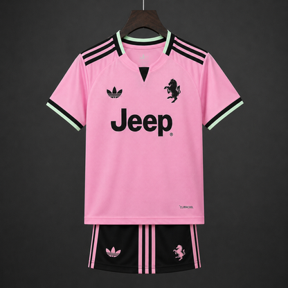 JUVENTUS KIT BIMBO PINK ROSA AWAY FUORI CASA 26 / 27