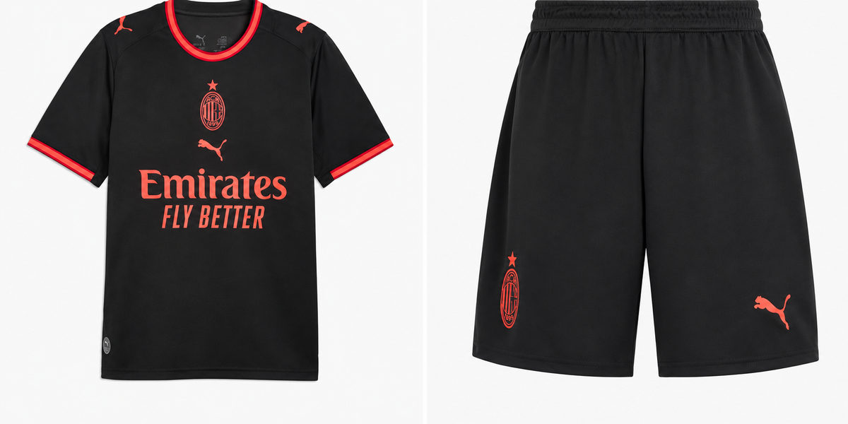 MILAN KIT BIMBO TERZA MAGLIA AWAY THIRD 26 / 27