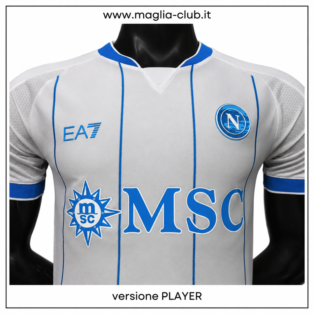 NAPOLI SECONDA MAGLIA AWAY TRASFERTA 26 / 27 CENTENARIO