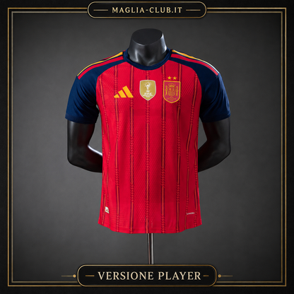 SPAGNA PRIMA MAGLIA HOME CASA CAMPIONI SECONDA STELLA MONDIALI 26