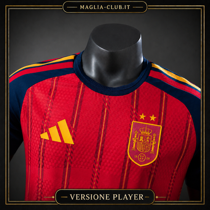 SPAGNA PRIMA MAGLIA HOME CASA CAMPIONI SECONDA STELLA MONDIALI 26