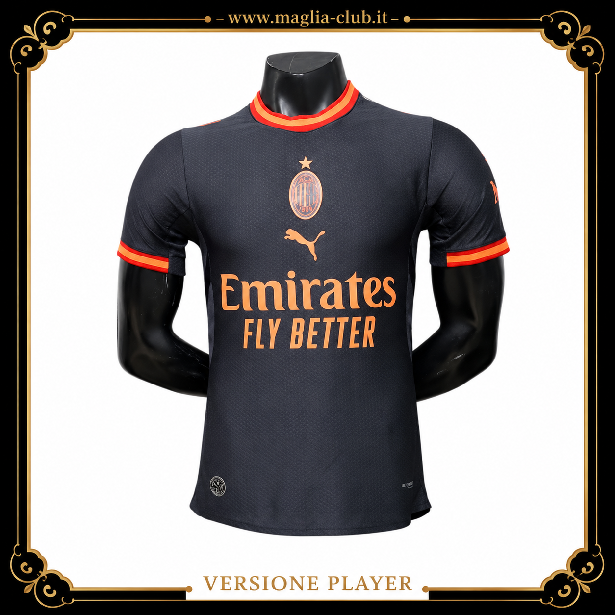 MILAN TERZA MAGLIA THIRD TRASFERTA 26 / 27