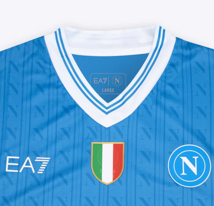 NAPOLI PRIMA MAGLIA HOME  CASA 25 / 26 CAMPIONI D'ITALIA
