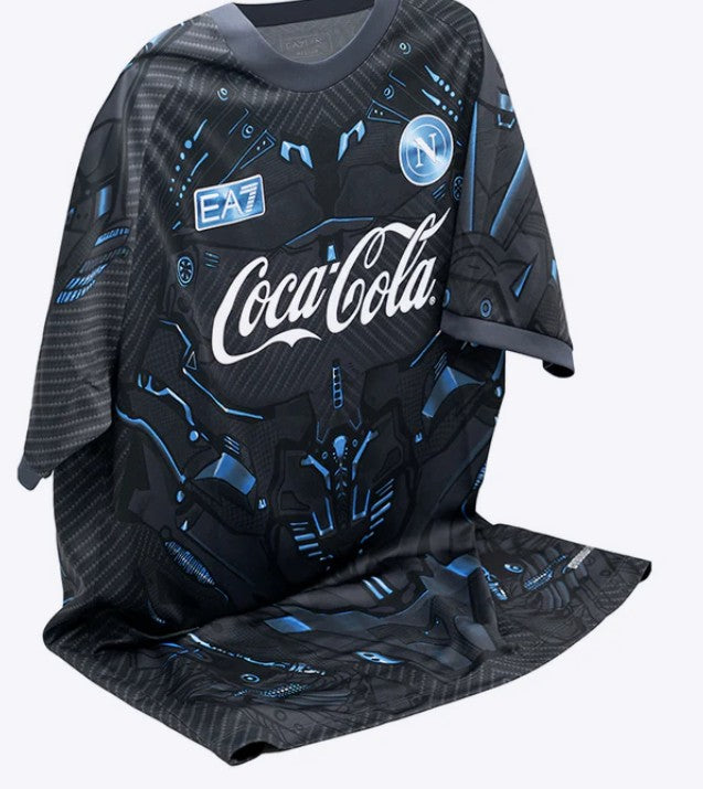 NAPOLI MAGLIA ALLENAMENTO CYBORG NERO 2025 / 2026