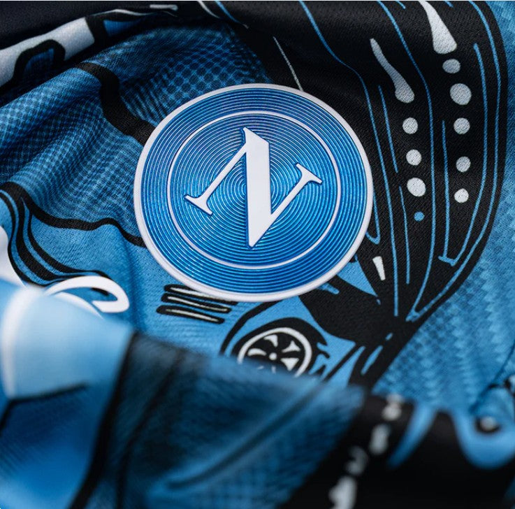 NAPOLI MAGLIA ALLENAMENTO CYBORG BLU 2025 / 2026