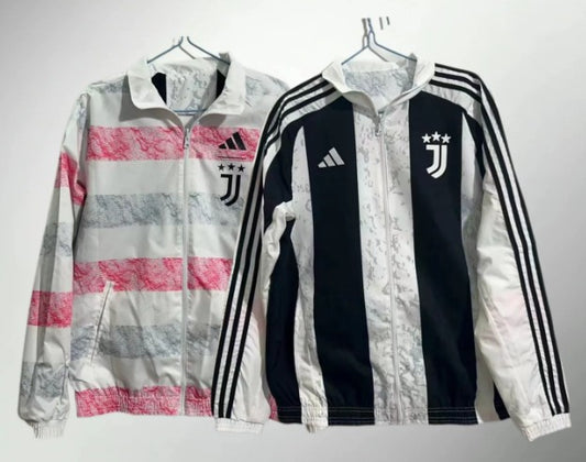 JUVENTUS GIACCA TRENCH TUTA DUBLE FACE Windbreaker Reversible