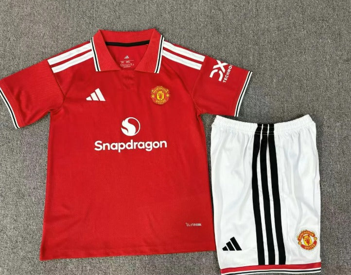 MANCHESTER UNITED KIT BIMBO PRIMA HOME CASA MAGLIA 26 / 27